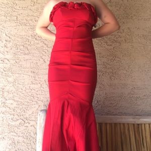 Red Hot Mermaid Prom/Formal Dress!!!